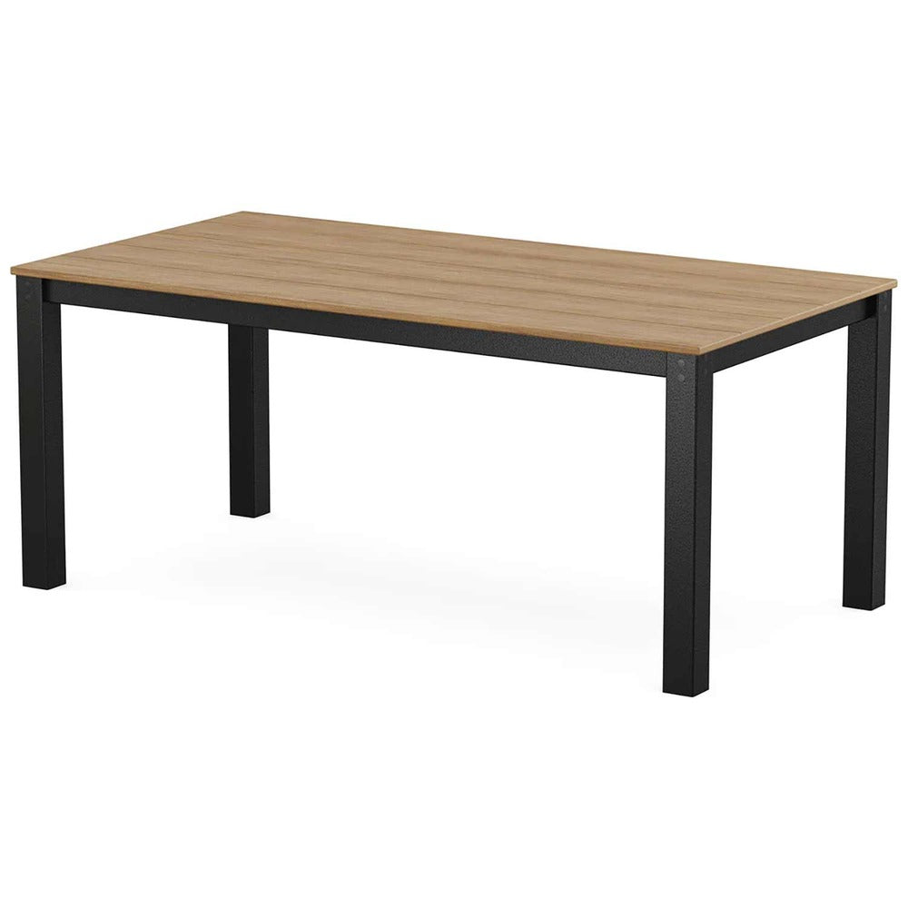 POLYWOOD® Parsons 38" X 72" Dining Table - Select Accents - DT3872-T15 Table POLYWOOD®
