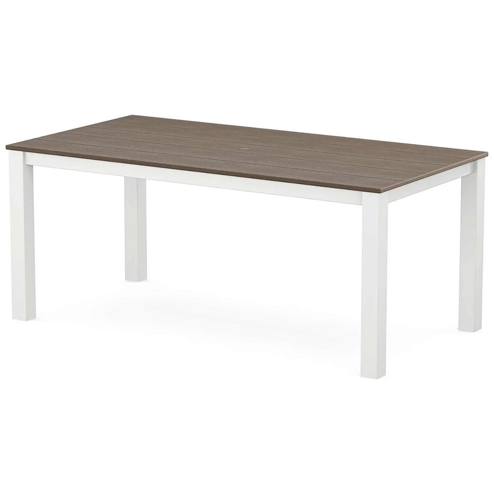 POLYWOOD® Parsons 38" X 72" Dining Table - Select Accents - DT3872-T15 Table POLYWOOD®