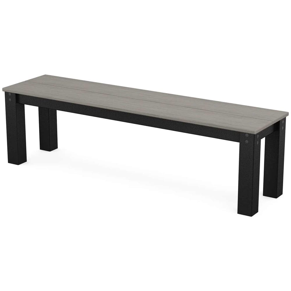 POLYWOOD® Parsons 60" Bench - Select Accents - DBN60 Benches POLYWOOD®