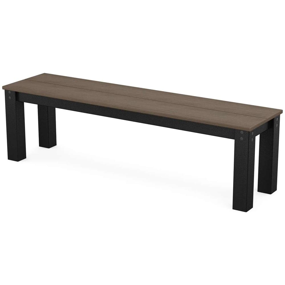 POLYWOOD® Parsons 60" Bench - Select Accents - DBN60 Benches POLYWOOD®