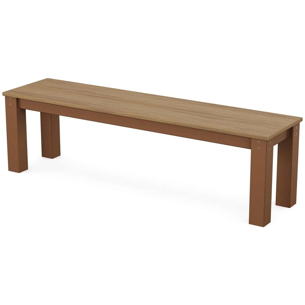 POLYWOOD® Parsons 60" Bench - Select Accents - DBN60 Benches POLYWOOD®