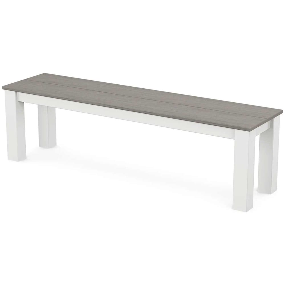 POLYWOOD® Parsons 60" Bench - Select Accents - DBN60 Benches POLYWOOD®