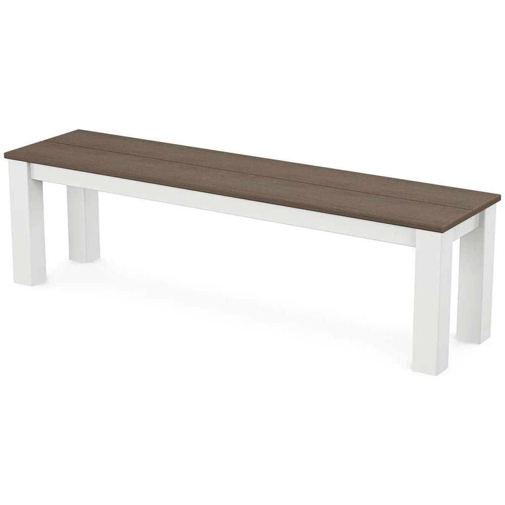 POLYWOOD® Parsons 60" Bench - Select Accents - DBN60 Benches POLYWOOD®