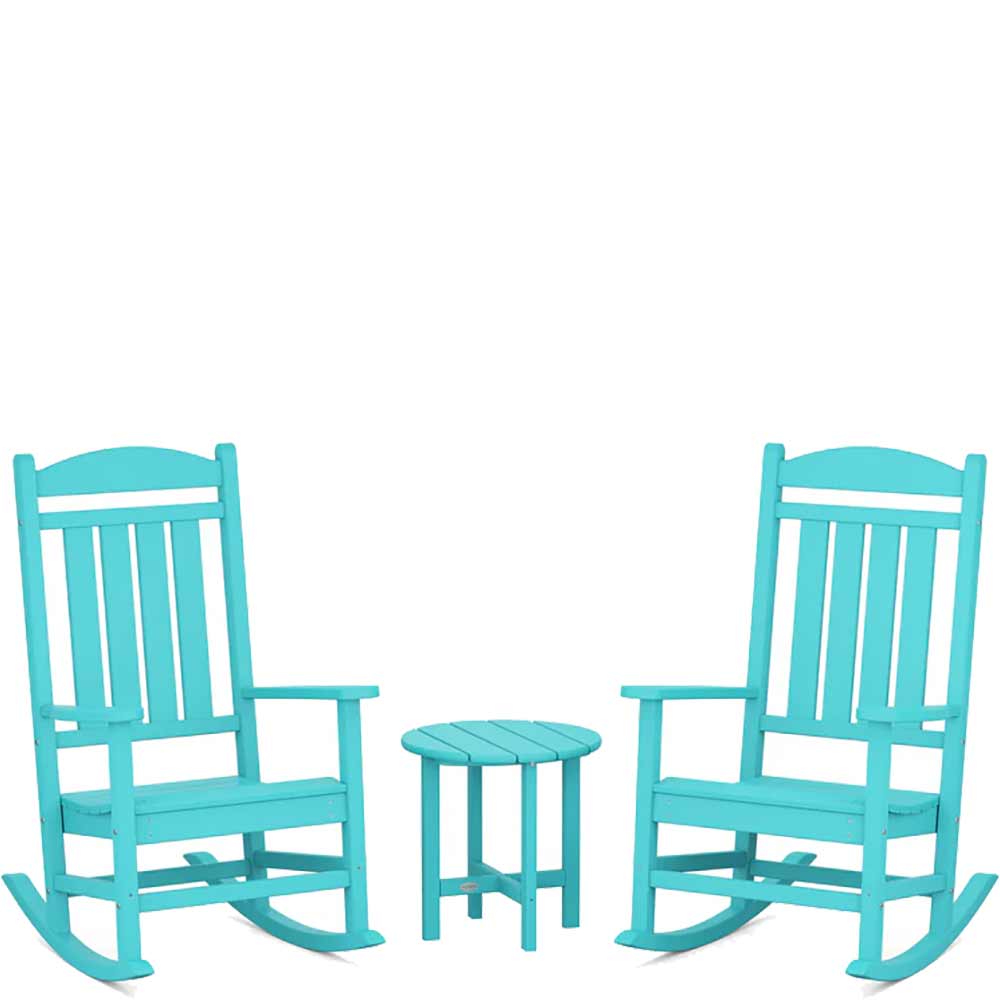 POLYWOOD® Presidential 3-Piece Rocker Set - PWS109-1 Rocking Chair POLYWOOD®