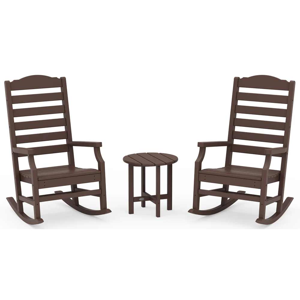 POLYWOOD® - Savannah 3-Piece Rocking Chair Set - PWS2808 Patio Set POLYWOOD®