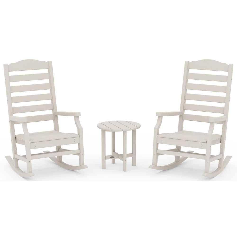 POLYWOOD® - Savannah 3-Piece Rocking Chair Set - PWS2808 Patio Set POLYWOOD®