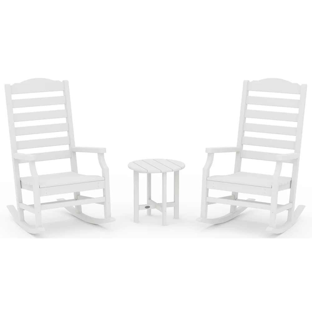 POLYWOOD® - Savannah 3-Piece Rocking Chair Set - PWS2808 Patio Set POLYWOOD®
