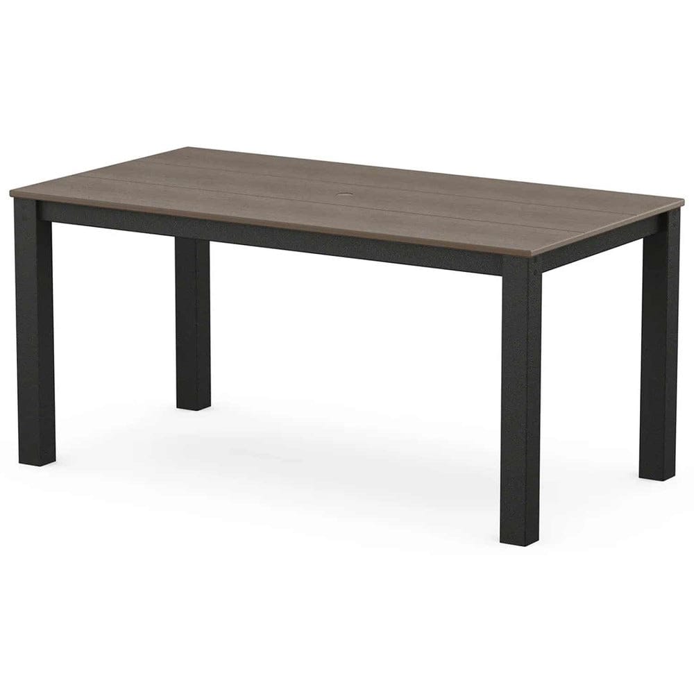 POLYWOOD® Studio Parsons 34" X 64" Dining Table - Select Accents - DT3464-T14 Table POLYWOOD®