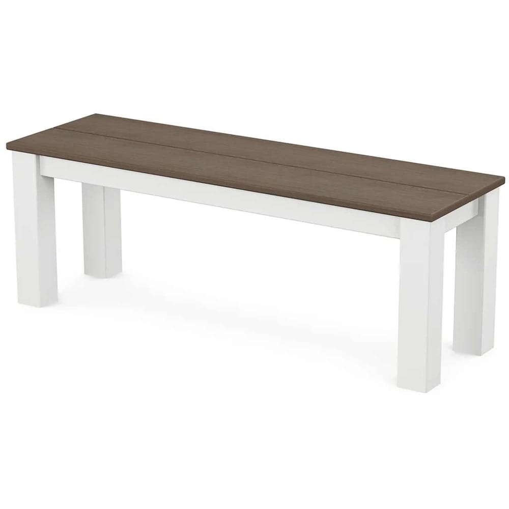 POLYWOOD® Studio Parsons 48" Bench - Select Accents - DBN48 Benches POLYWOOD®