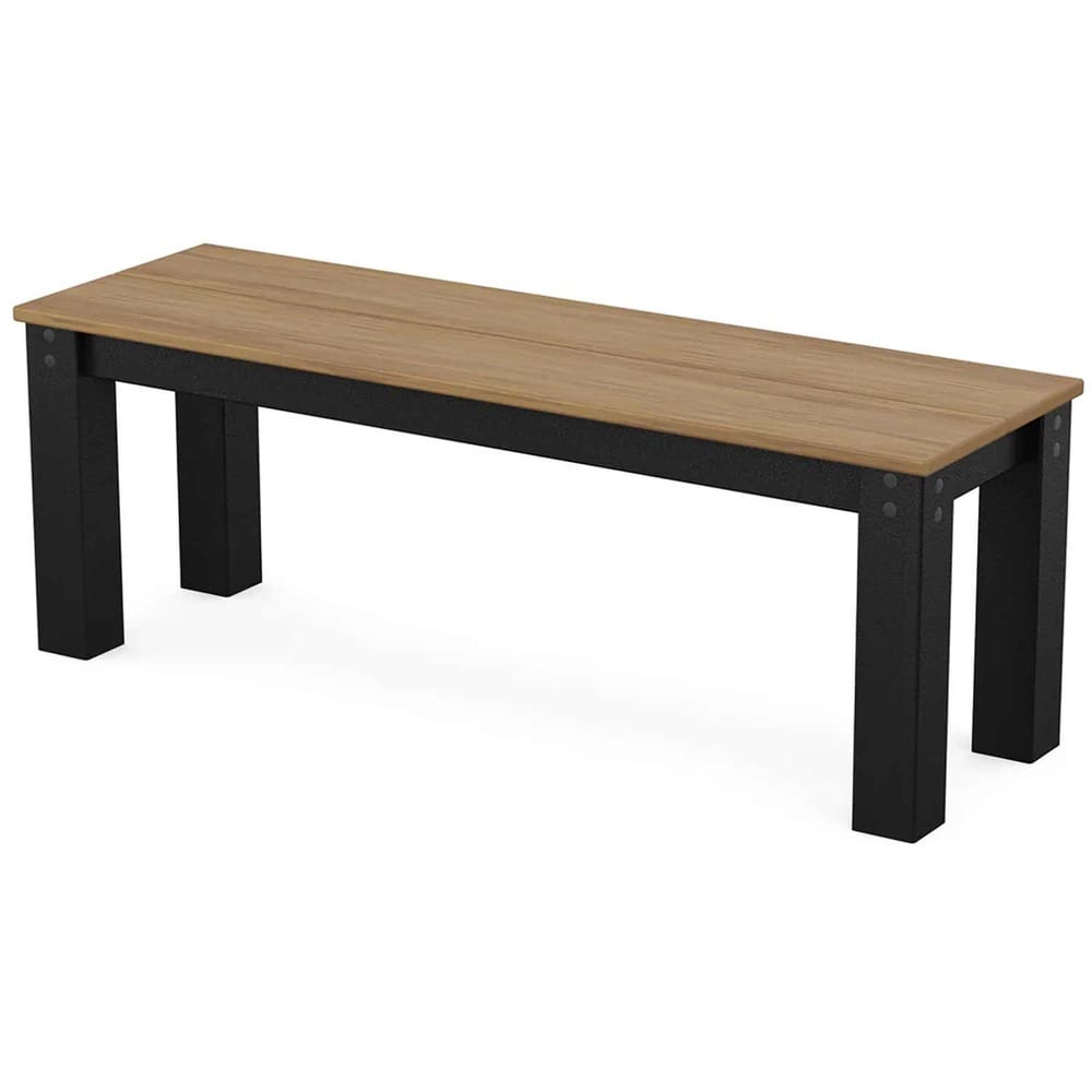 POLYWOOD® Studio Parsons 48" Bench - Select Accents - DBN48 Benches POLYWOOD®