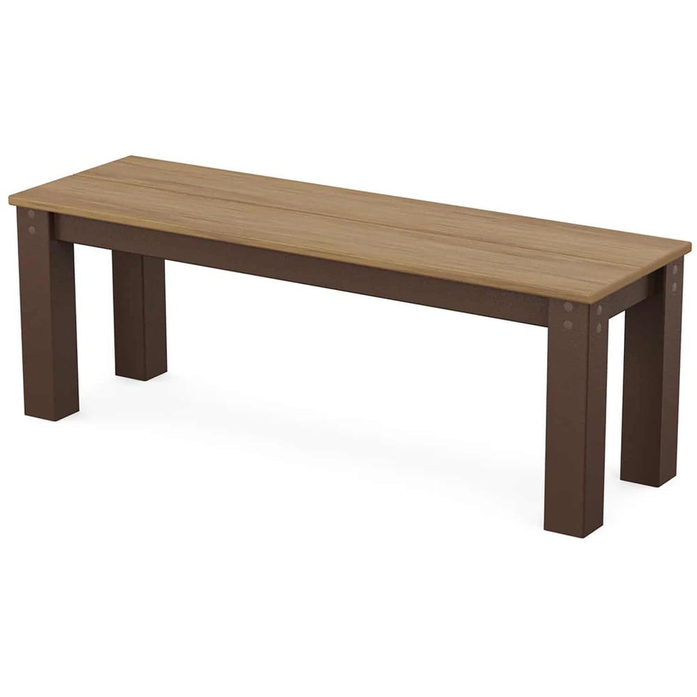 POLYWOOD® Studio Parsons 48" Bench - Select Accents - DBN48 Benches POLYWOOD®
