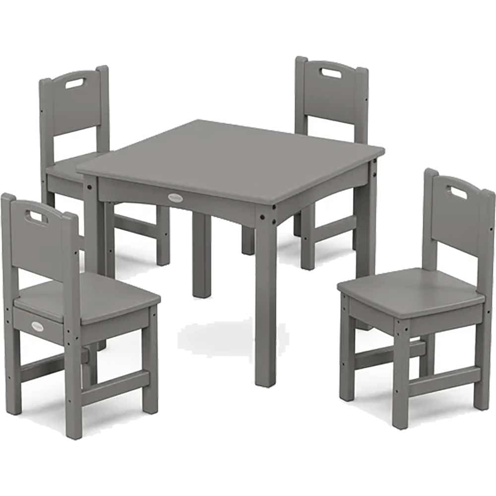 POLYWOOD® Toddler 5-Piece Dining Set - PWS2712-1 Outdoor Furniture POLYWOOD®