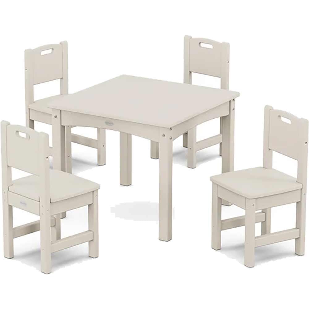 POLYWOOD® Toddler 5-Piece Dining Set - PWS2712-1 Outdoor Furniture POLYWOOD®