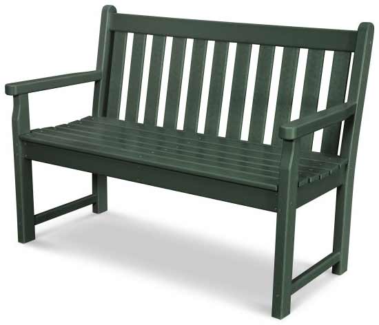POLYWOOD® Traditional Garden 48" Bench - TGB48 Benches POLYWOOD®