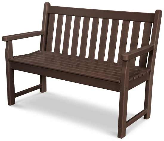POLYWOOD® Traditional Garden 48" Bench - TGB48 Benches POLYWOOD®
