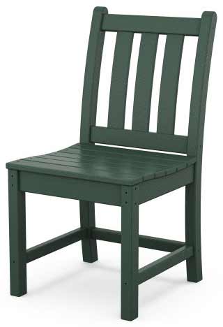 POLYWOOD® Traditional Garden Dining Side Chair - TGD100 Chair POLYWOOD®