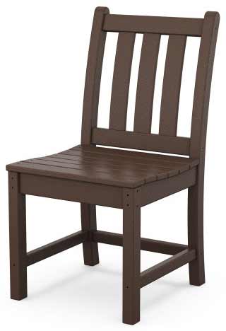 POLYWOOD® Traditional Garden Dining Side Chair - TGD100 Chair POLYWOOD®