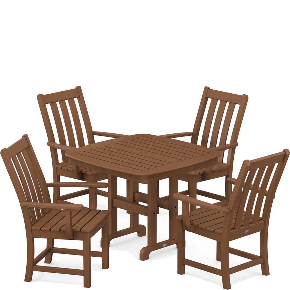 POLYWOOD® Vineyard 5-Piece Dining Set - PWS660-1 Dining Set POLYWOOD®