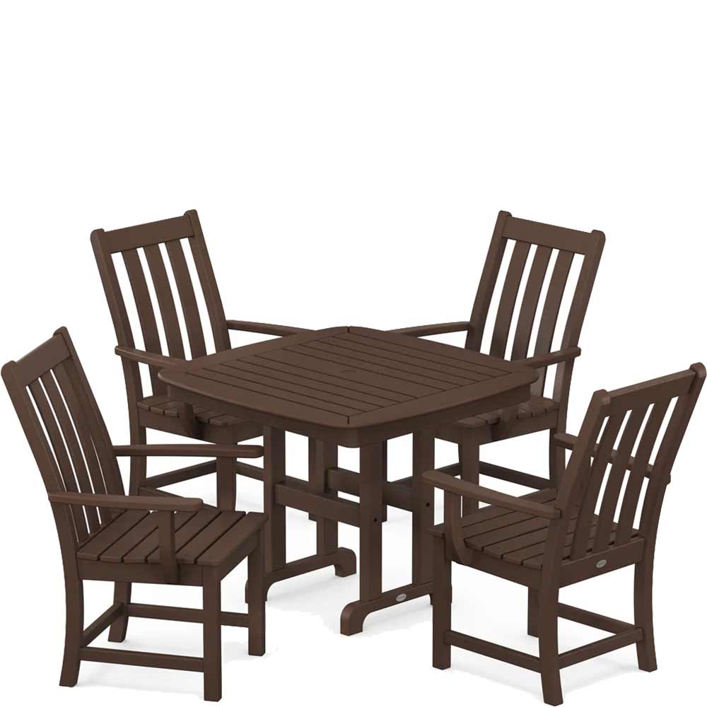 POLYWOOD® Vineyard 5-Piece Dining Set - PWS660-1 Dining Set POLYWOOD®