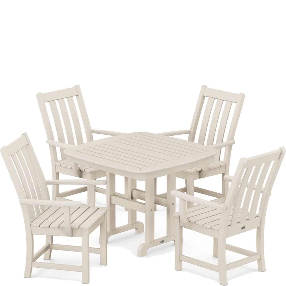 POLYWOOD® Vineyard 5-Piece Dining Set - PWS660-1 Dining Set POLYWOOD®