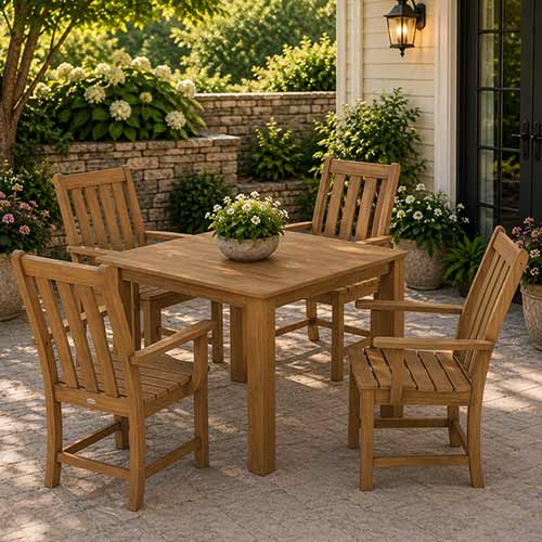 POLYWOOD® Vineyard 5-Piece Parsons Dining Set - PWS2365-1