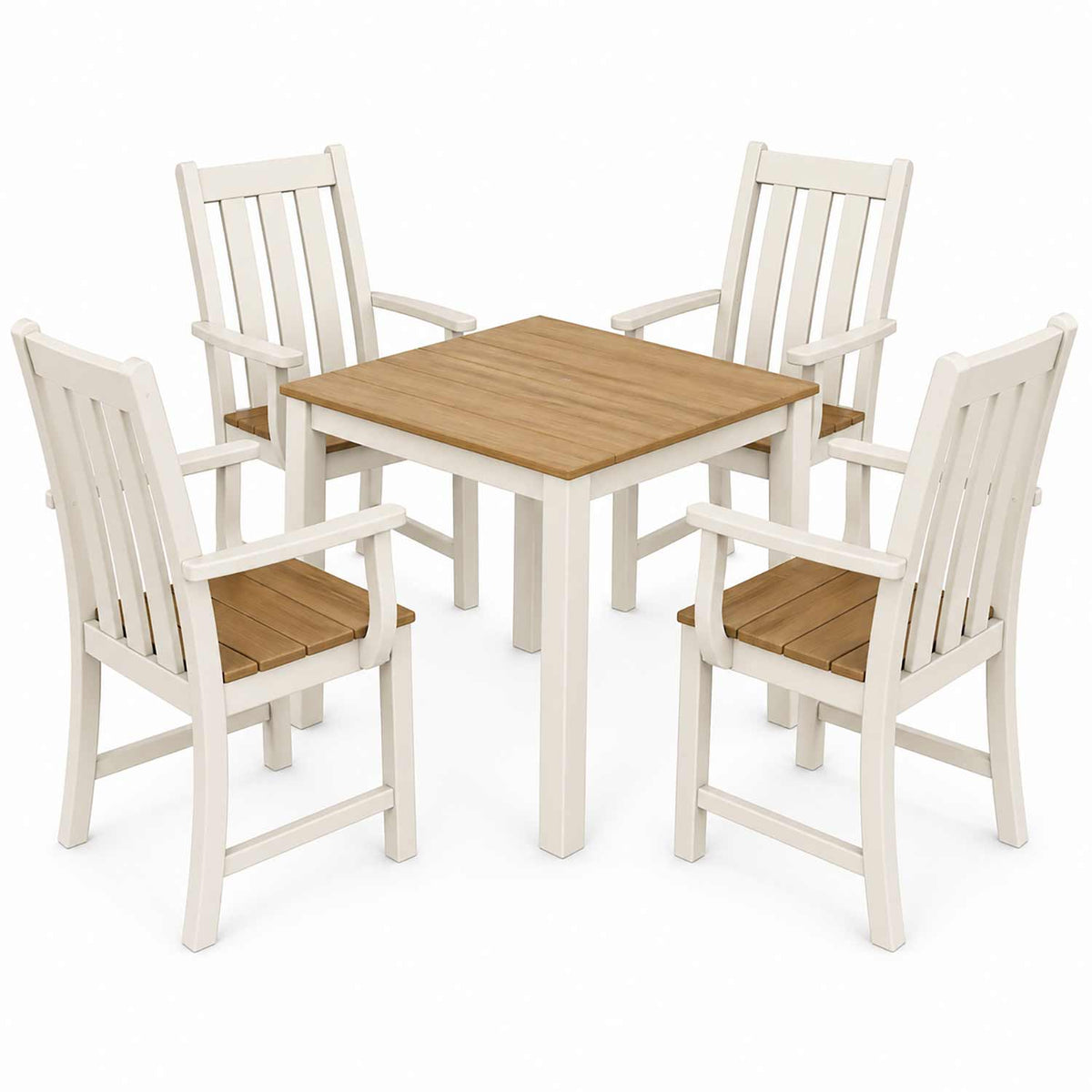 POLYWOOD® Vineyard 5-Piece Parsons Select Accents Dining Set - PWS2365-1
