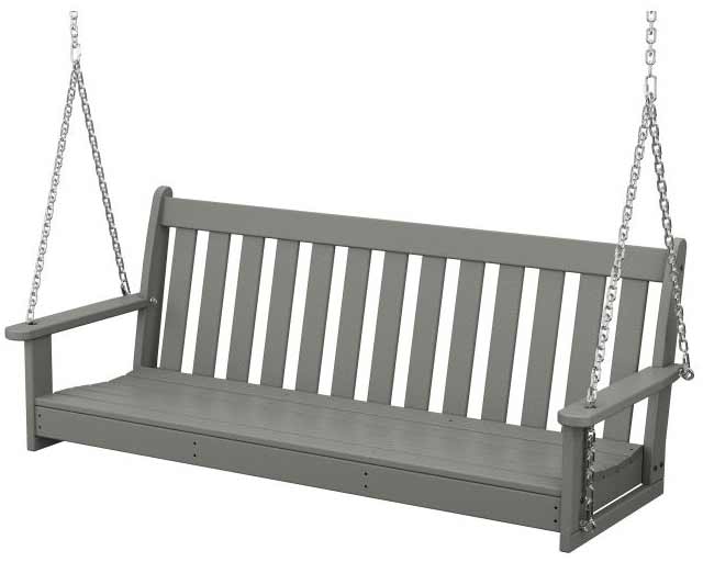 POLYWOOD® Vineyard 60" Porch Swing - GNS60 Porch Swing POLYWOOD®