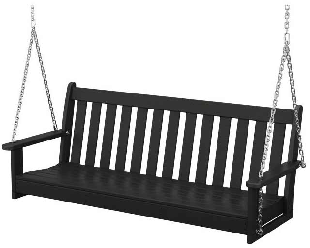 POLYWOOD® Vineyard 60" Porch Swing - GNS60 Porch Swing POLYWOOD®
