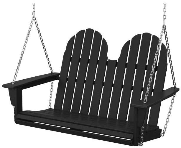 POLYWOOD® Vineyard Adirondack 48" Swing - ADSW600 Porch Swing POLYWOOD®