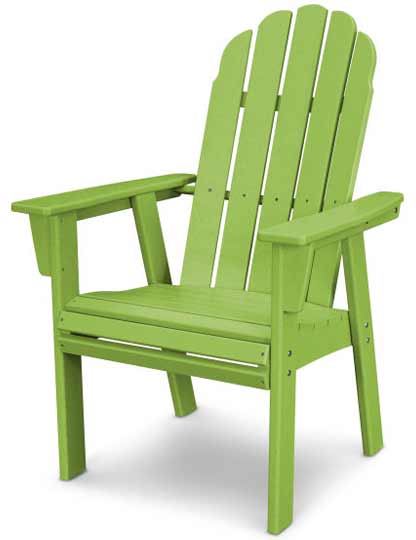 POLYWOOD® Vineyard Curveback Adirondack Dining Chair - ADD600 Chair POLYWOOD®
