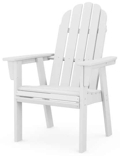 POLYWOOD® Vineyard Curveback Adirondack Dining Chair - ADD600 Chair POLYWOOD®