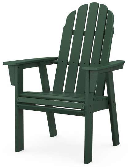 POLYWOOD® Vineyard Curveback Adirondack Dining Chair - ADD600 Chair POLYWOOD®