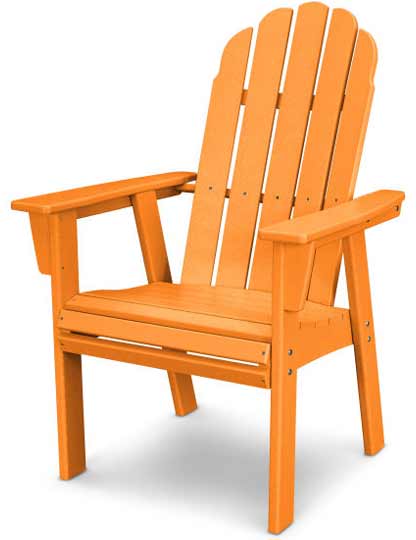 POLYWOOD® Vineyard Curveback Adirondack Dining Chair - ADD600 Chair POLYWOOD®