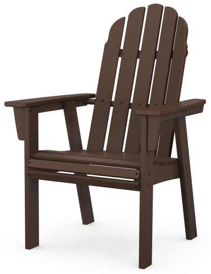 POLYWOOD® Vineyard Curveback Adirondack Dining Chair - ADD600 Chair POLYWOOD®