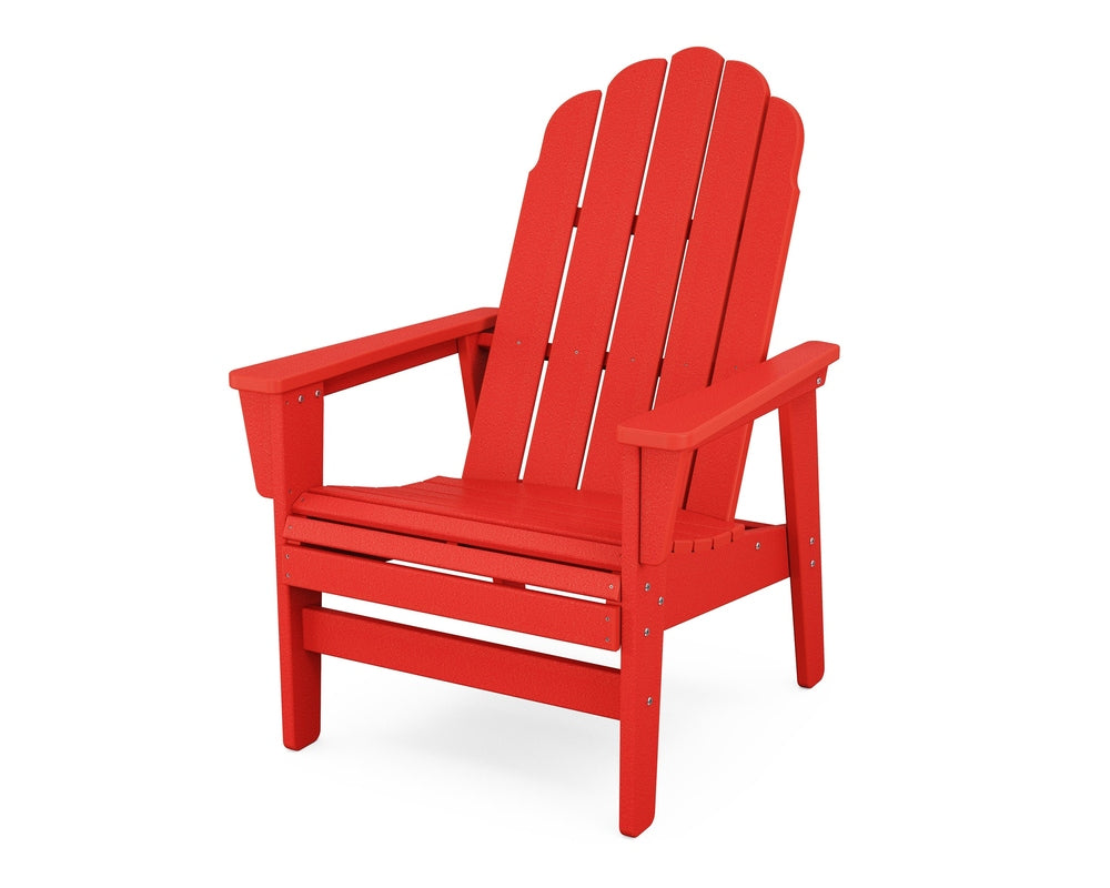 Vineyard Grand Upright Adirondack Chair - Sunset Red