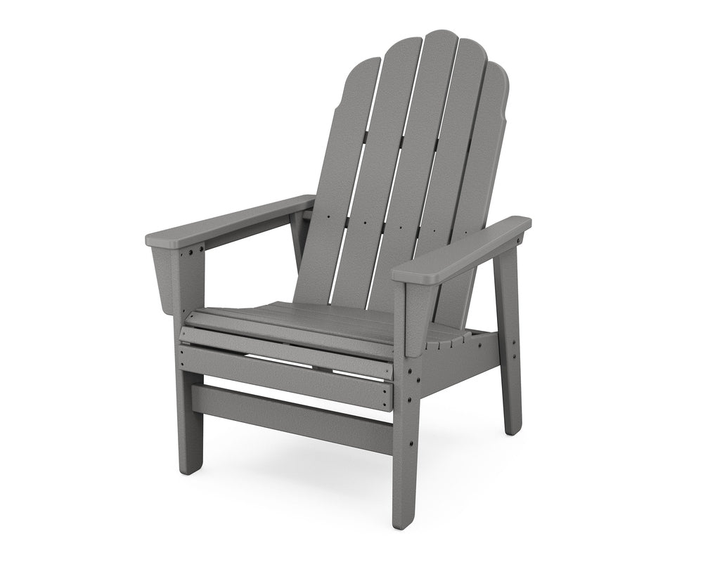 Vineyard Grand Upright Adirondack Chair - Slate Grey