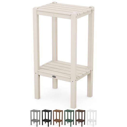 POLYWOOD® Two Shelf Bar Side Table - BST