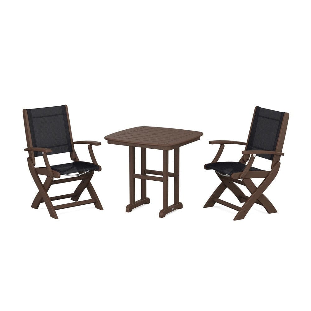 POLYWOOD® - Coastal Folding Chair 3-Piece Dining Set - PWS1206