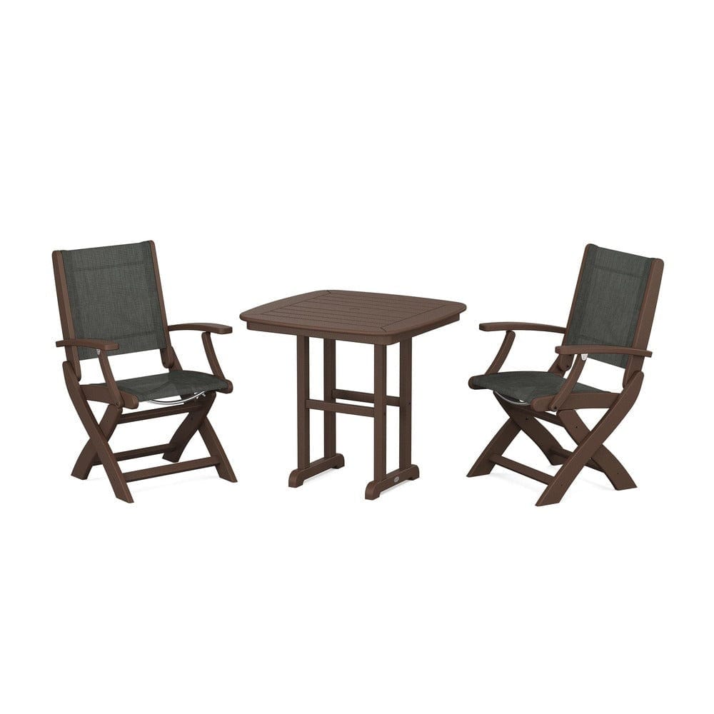 POLYWOOD® - Coastal Folding Chair 3-Piece Dining Set - PWS1206