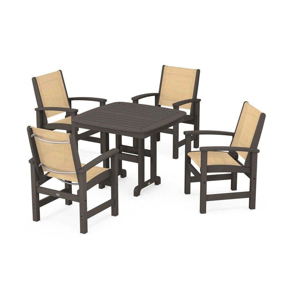 POLYWOOD® - Coastal 5-Piece Dining Set - PWS1236
