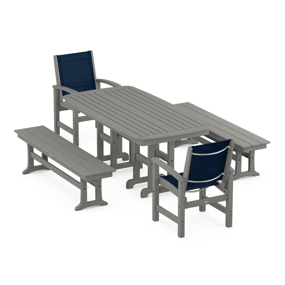 POLYWOOD® - Coastal 5-Piece Dining Set - PWS1263