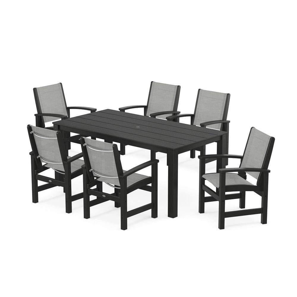 POLYWOOD® - Coastal 7-Piece Parsons Dining Set - PWS2275 Outdoor Furniture POLYWOOD®