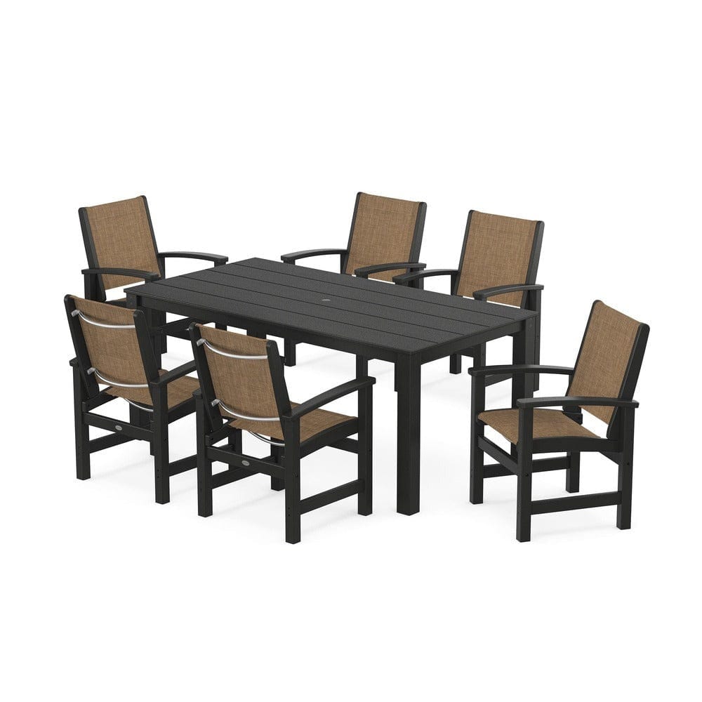 POLYWOOD® - Coastal 7-Piece Parsons Dining Set - PWS2275