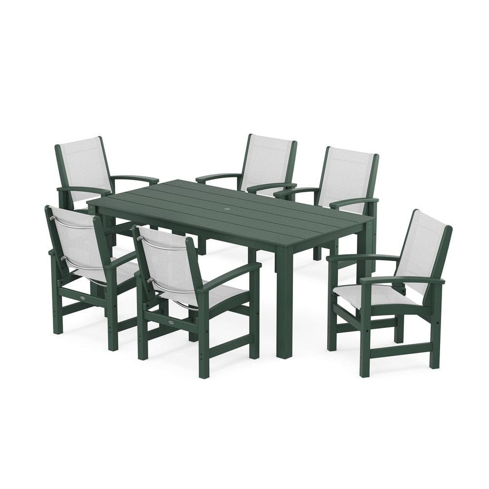 POLYWOOD® - Coastal 7-Piece Parsons Dining Set - PWS2275
