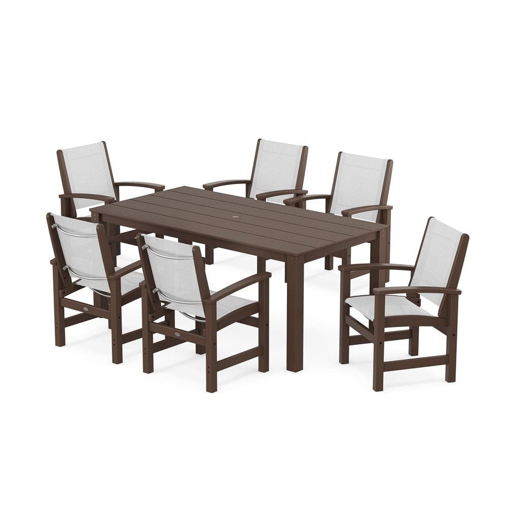 POLYWOOD® - Coastal 7-Piece Parsons Dining Set - PWS2275