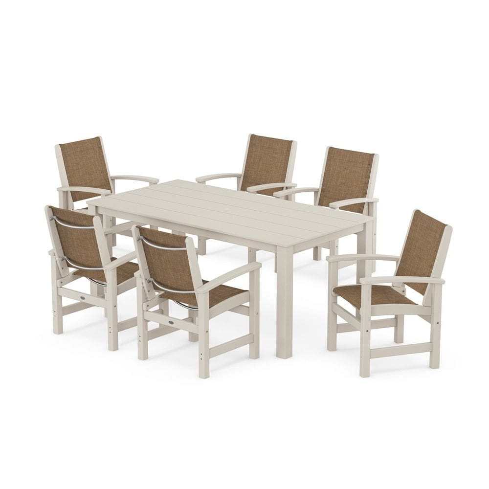 POLYWOOD® - Coastal 7-Piece Parsons Dining Set - PWS2275