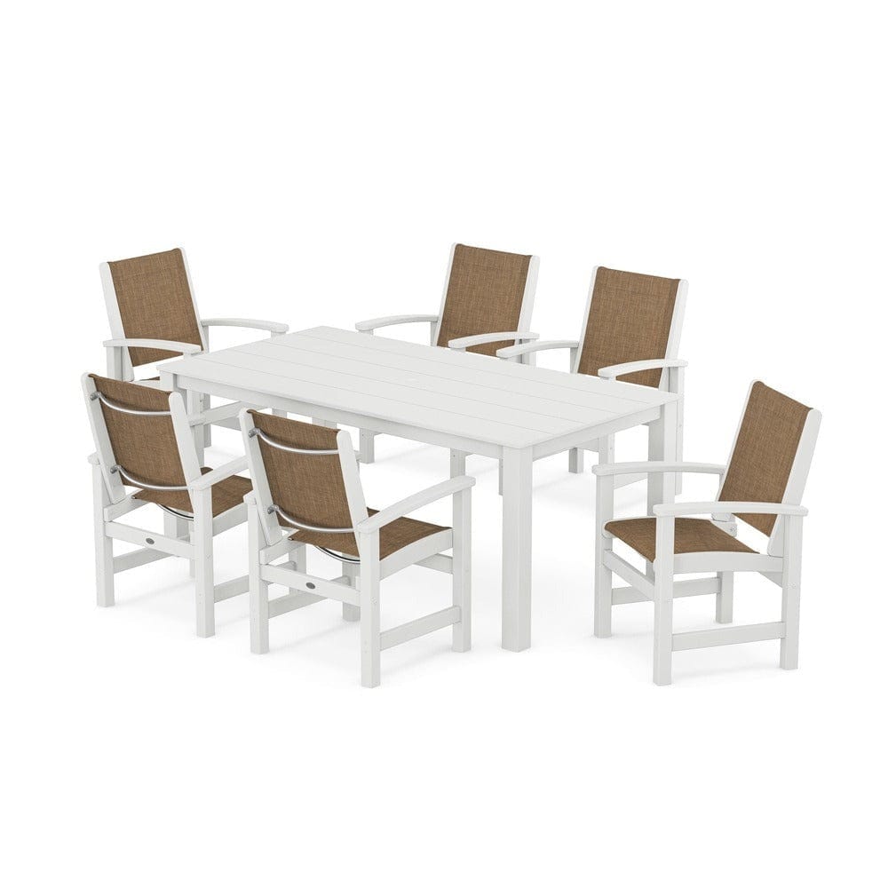 POLYWOOD® - Coastal 7-Piece Parsons Dining Set - PWS2275