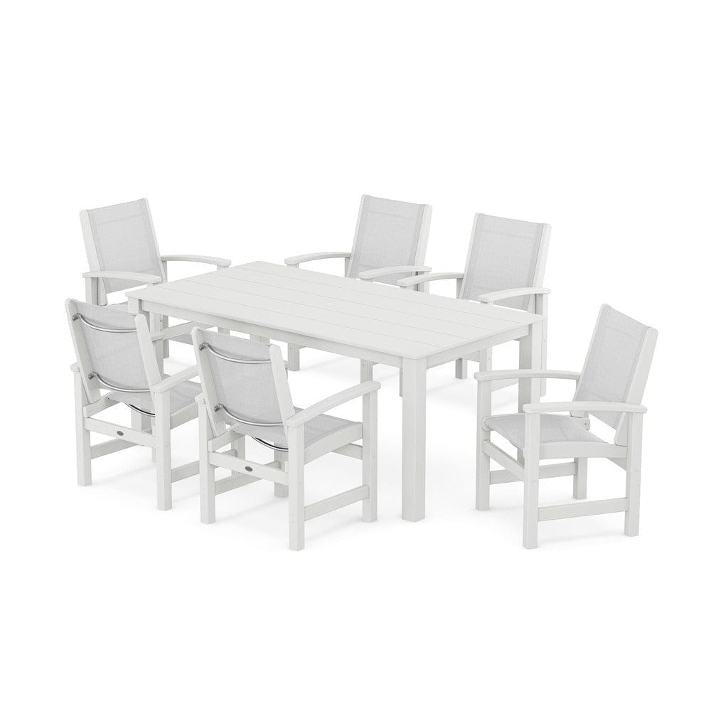 POLYWOOD® - Coastal 7-Piece Parsons Dining Set - PWS2275