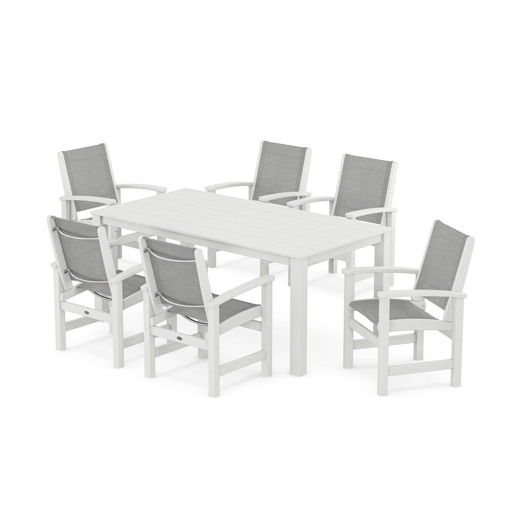 POLYWOOD® - Coastal 7-Piece Parsons Dining Set - PWS2275