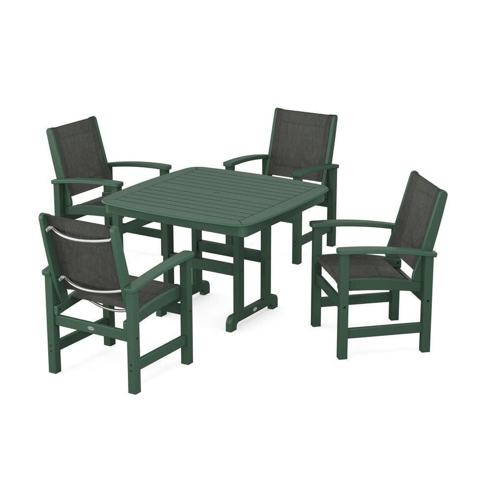 POLYWOOD® - Coastal 5-Piece Dining Set - PWS914 Outdoor Furniture POLYWOOD®